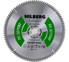Диск пильный Industrial Дерево (305x30 мм; 100Т) Hilberg HW307