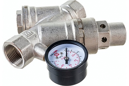 Редуктор давления Valtec с фильтром и манометром 3/4 " 2-5 бар VT.082.N.05