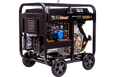 Дизельный генератор Foxweld expert d5500-1, 5.0-5.5 квт, 1ф, розетки 1x16a + 1x32a, ппп, мфд 3в1 8895