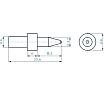 Термосверло H-Tools М4 шаг 0.7мм 3.7x8.1/25,6мм S=6мм 3650370
