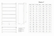 Полотенцесушитель водяной Двин FQ 1&quot;-1/2&quot; 53x80 хром