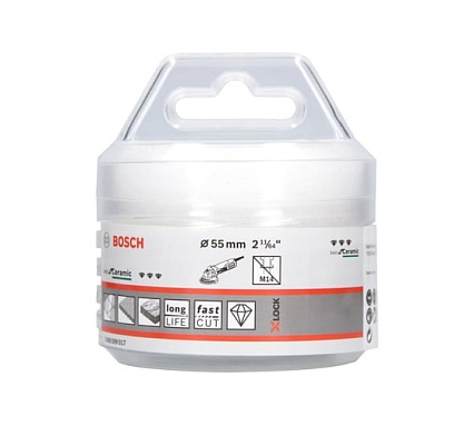 Алмазная коронка Dry Speed X-LOCK 55 мм Bosch 2608599017