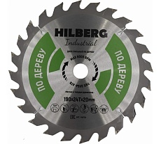 Диск пильный Industrial Дерево (190x20 мм; 24Т) Hilberg HW194