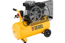 Воздушный компрессор с ременным приводом Denzel BCI2300/50 2.3 кВт, 50 литров, 400 л/мин 58113