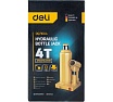 Домкрат бутылочный гидравлический 4т DQ71004 (высота подъема 190-370мм) Deli 130439