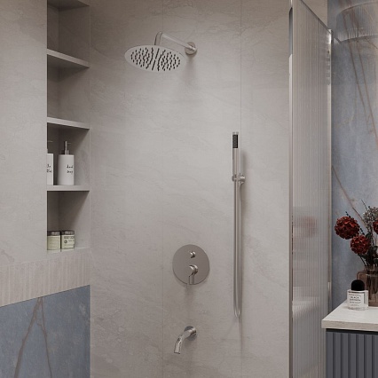 Душевой набор Vincea Villa VSFW-1VL3CH трехрежимный, хром Душевой набор Vincea Villa VSFW-1VL3CH трехрежимный, хром