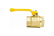 Шаровой кран STI для газа Ду15 Ру16 муфтовый (муфта-муфта) рычаг D170-00044