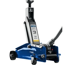 Гидравлический подкатной домкрат 3т, 192-533мм, в кейсе, Зубр Профессионал T77 43055-3-K