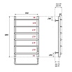 Полотенцесушитель электрический Point PN08858 П6 50x80 диммер справа, хром