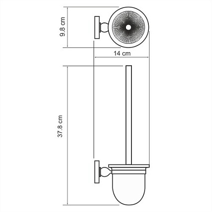 Ерш подвесной WasserKRAFT Nau K-7727