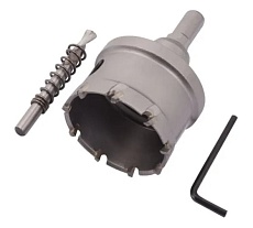 Коронка по металлу 47 мм с пластинами ВК8 WOLFSTAR cw00034