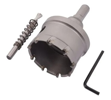 Коронка по металлу 47 мм с пластинами ВК8 WOLFSTAR cw00034