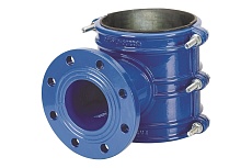 Двусоставной фланцевый отвод для пэ/пвх (седелка) АТКА ду100x225 1001060302