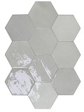 Плитка WOW Zellige Hexa Grey 10,8x12,4 см, 122079