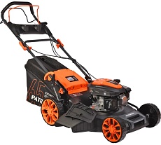Бензиновая газонокосилка Patriot PT 55LS, 173 сс, 4 л.с., 51 см, 65 л. трав., метал. дека, привод 512109055