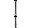 Скважинный насос JEMIX Ø 4", кабель 2 м, 1500 Вт, макс. напор 112 м, ном. напор 86 м, при 2 куб.м/ч, 16 степеней, крыльчатка пластик, встроенное управление СН 4-2-86