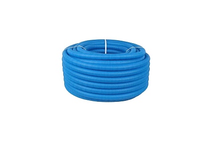 Труба гофрированная Smart Install 32 (27-32) цвет синий, бухта 50м SI-GPER-32BLU50-R