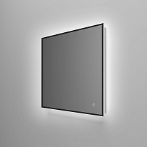 Зеркало Vincea VLM-3VN800B 80x60 см, сенсорный выключатель и диммер, черный