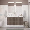 Тумба с раковиной BelBagno Uno 120 см, 4 ящика, Бежевый матовый