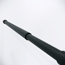 Душевая перегородка Niagara Nova NG-671-10BLACK 100x200 прозрачная, профиль черный матовый