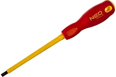 Шлицевая отвертка Neo Tools 5.5x125 мм 1000 В CrMo 04-054