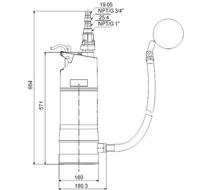 Установка насосная автоматическая Grundfos SBA 3-45 AW 92713101 НС-1516134