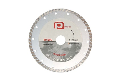 Диск алмазный турбо 180x2.6x22 мм 2208515 PQTools 90002504552