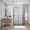Душевой уголок Grossman Galaxy 120.K33.01.1310.21.02 130x100 шиншилла, черный матовый