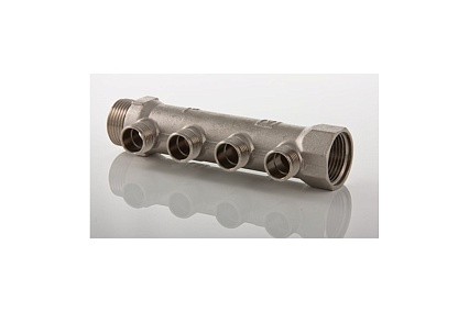 Коллектор, 1х4 вых. 1/2 нар. Valtec VTc.500.N.0604