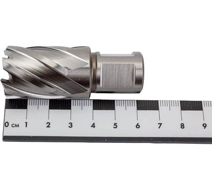 Сверло корончатое HSS по металлу (24х30/63 мм; Weldon 19) D.BOR CD-HSS-030-024-W