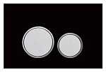 Кнопка смыва Aquatek KDI-0000029 черный/хром