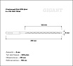Бур усиленный SDS-plus (6x210 мм) Gigant GRD 11046