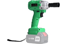 Гайковерт аккумуляторный бесщеточный ударный Zitrek Crusher 20-Li (20В, Li-ion 2x6.0Ач, з/у, кейс) 063-4372