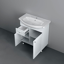 Мебель для ванной RedBlu by damixa Palace One 75 см, белый