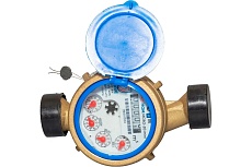 Счетчик воды ЭКО НОМ мокроходный, одноструйный МСВО-20 mini +КМЧ МСВО20-002 mini