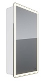 Зеркальный шкаф Lemark Element 45x80 с подсветкой LM45ZS-E, белый глянец