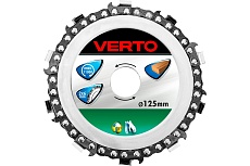 Диск отрезной цепной (125x22.2 мм) для УШМ Verto 61H197