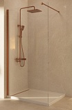 Душевая перегородка Vincea Волк-Ин (Walk-In) VSW-1H120CLBC 120x200 брашированная медь, прозрачное