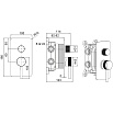 Смеситель для душа Allen Brau Priority 5.31A11-MG графит брашированный