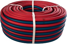 Рукав газовый сдвоенный синий+красный (9.0 мм; III кл; бухта 40 м) HYRUBBERS СВ000006670
