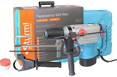 Перфоратор Sturm SDS-MAX 2000Вт, 12Дж, 3900уд/мин, 560об/мин, 2 режима, кейс RH25206PM