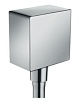 Шланговое подключение Hansgrohe Fixfit Square 26455000 хром