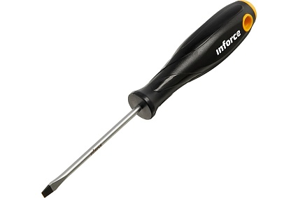 Шлицевая отвертка Inforce SL4x80 06-09-59