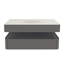 Мебель для ванной Vincea Caprise 120 см серый матовый