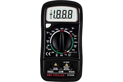 Цифровой мультиметр КВТ KT 838 PROLINE 79128