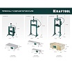 Пресс гидравлический Kraftool PMP-10 с гидронасосом и манометром 10 т 43472-10