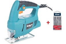 Электрический лобзик Bort BPS-500-P + набор пилок для лобзика STOMER SS-5-PC 93721176