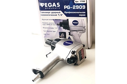 Ударный пневматический гайковерт Pegas Pneumatic 1/2 PG-2909 1708