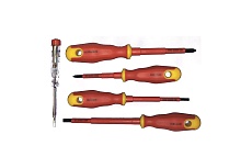Набор диэлектрических отверток до 1000V с тестером, 4шт SUPER-EGO 1500000671