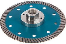 Диск алмазный отрезной Турбо с фланцем Grand hot press (125 мм; М14) TRIO-DIAMOND FHQ452